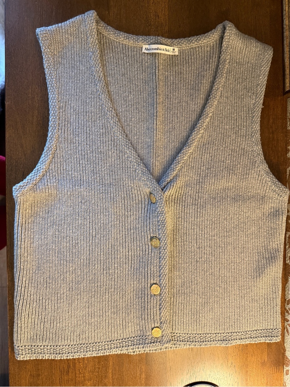 Abercrombie Gray Vest